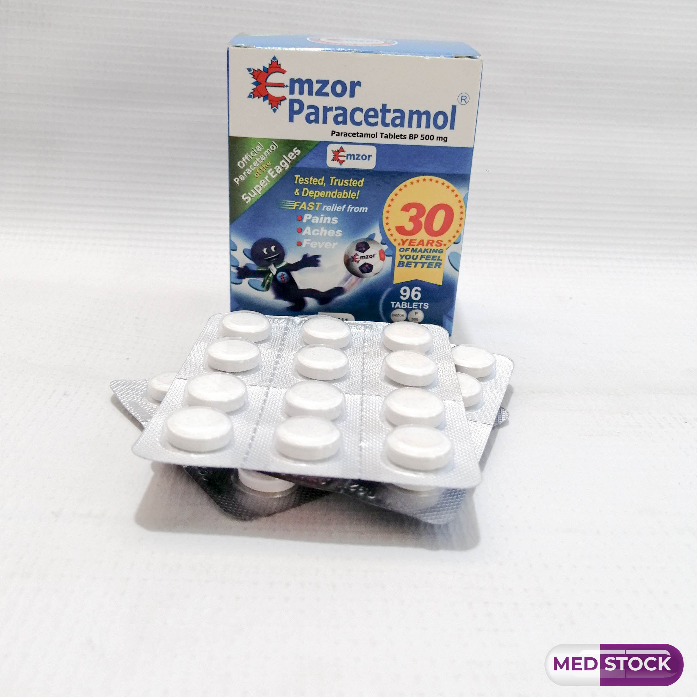 Paracetamol 500mg Tab Emzor - Favourite Doctor